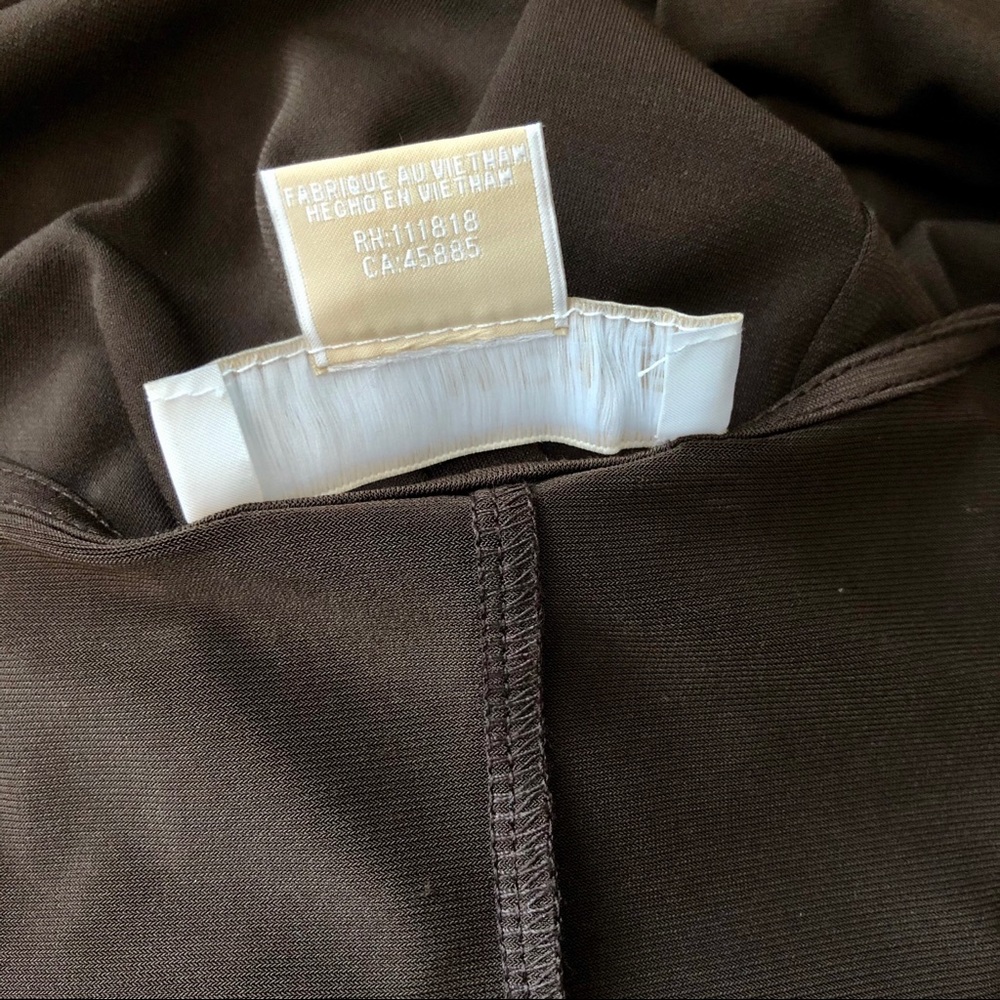 Michael Kors Stunning Zipper Brown Dress - Picture 11 of 14